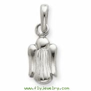 Sterling Silver 3-D Angel Pendant