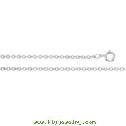 Sterling Silver 30.00 INCH SOLID CABLE CHAIN Solid Cable Chain