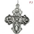 Sterling Silver 31.00 X 4-way Cross Pendant