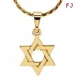 Sterling Silver 32.00X26.00 MM Polished STAR OF DAVID PENDANT