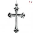 Sterling Silver 33.00 X 22.00 MM Polished CROSS PENDANT