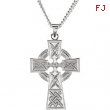 Sterling Silver 33.00X23.00 MM Polished LARGE CELTIC CROSS PENDANT