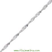 Sterling Silver 3.50mm Singapore Chain