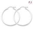 Sterling Silver 35mm Hoop Earrings