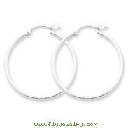 Sterling Silver 35mm Hoop Earrings