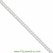 Sterling Silver 3.65mm Wide Curb Chain