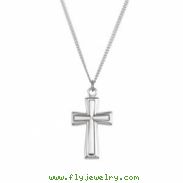 Sterling Silver 39.00 X Cross