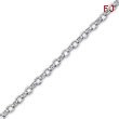 Sterling Silver 3mm Fancy Rolo Chain Bracelet