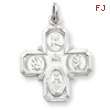 Sterling Silver 4-way Medal