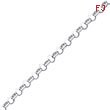 Sterling Silver 4.0mm Rolo Chain