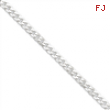 Sterling Silver 4.25mm Curb Chain bracelet