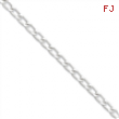 Sterling Silver 4.3mm Open Link Chain