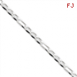 Sterling Silver 4.5mm Figaro Anchor Chain