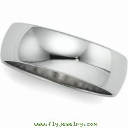 Sterling Silver 4mm Light Half Round Band