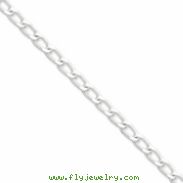 Sterling Silver 5.1mm Open Link Chain