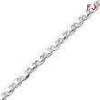 Sterling Silver 5.5mm Fancy Link Bracelet