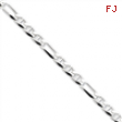 Sterling Silver 5.5mm Figaro Anchor Chain