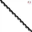 Sterling Silver 5.6mm Antiqued Cable Chain