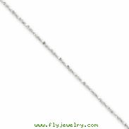 Sterling Silver .5mm Fancy Chain