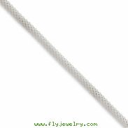 Sterling Silver 5mm Mesh Bracelet