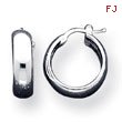 Sterling Silver 6.00mm Hoop Earrings