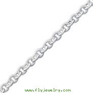 Sterling Silver 6.25mm Fancy Rolo Chain