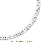 Sterling Silver 6.5mm Fancy Link Chain