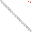 Sterling Silver 6.5mm Rolo Chain