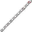 Sterling Silver 6.75mm Fancy Link Chain