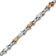 Sterling Silver 7.5''  Champagne CZ Bracelet