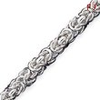 Sterling Silver 7.5''  Polished Fancy Link Toggle Bracelet