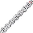 Sterling Silver 7.5inch Fancy Link Bracelet