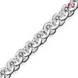 Sterling Silver 7.5inch Fancy Link Bracelet