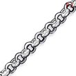 Sterling Silver 7.5inch Fancy Link Bracelet