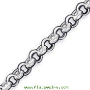 Sterling Silver 7.5inch Fancy Link Bracelet