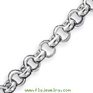 Sterling Silver 7.5inch Fancy Link Bracelet