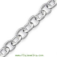Sterling Silver 7.5inch Fancy Link Bracelet