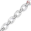 Sterling Silver 7.5inch Fancy Link Bracelet