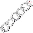 Sterling Silver 7.75inch Polished Fancy Link Bracelet