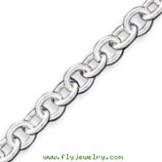 Sterling Silver 7.75inch Polished Fancy Link Toggle Bracelet