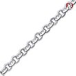 Sterling Silver 7.75inch Polished Fancy Link Toggle Bracelet