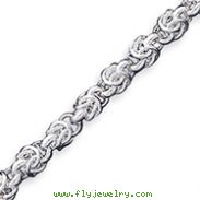 Sterling Silver 7.75inch Polished Fancy Link Toggle Bracelet