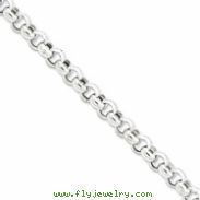 Sterling Silver 9.5mm Rolo Chain