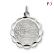 Sterling Silver A Date To Remember Disc Charm