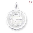 Sterling Silver A Date To Remember Disc Charm