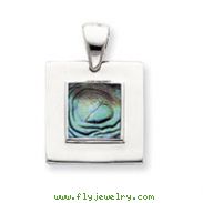 Sterling Silver Abalone Pendant Chain