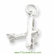 Sterling Silver Airplane Charm
