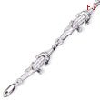 Sterling Silver Alligator Bracelet