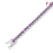 Sterling Silver Amethyst Bracelet