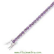 Sterling Silver Amethyst Bracelet